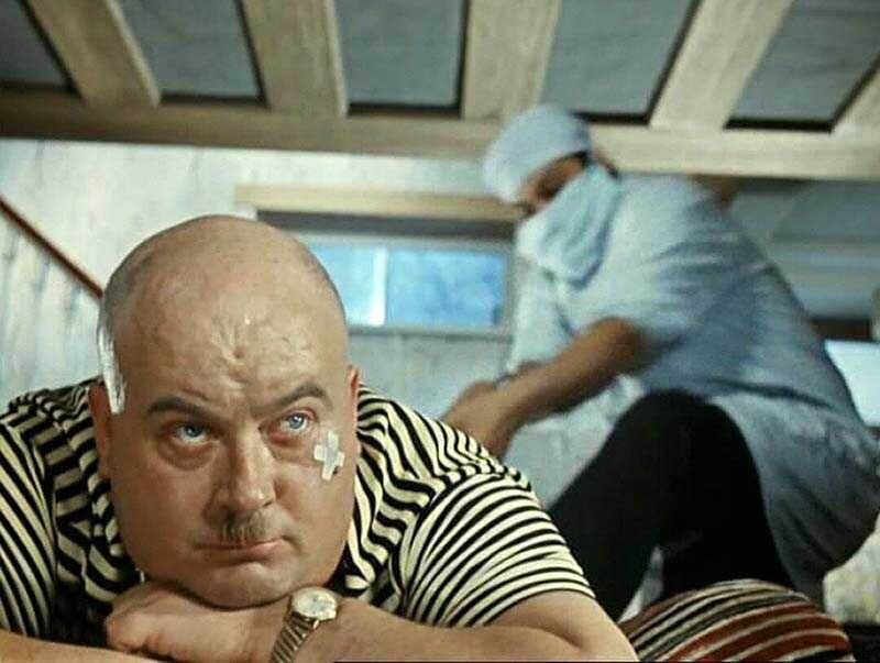 Евгений Моргунов в фильме «Кавказская пленница, или Новые приключения Шурика», 1966
