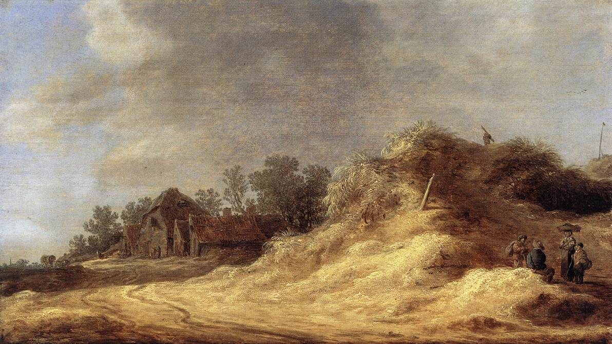Ян ван Гойен «Dune Landscape», 1629 г.