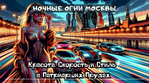 Ночные Огни Москвы: Красота, Скорость и Стиль в Патриарших Прудах