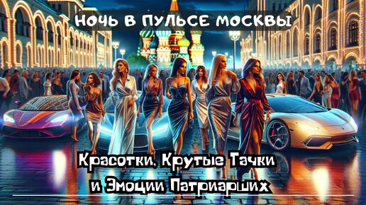 Ночь в Пульсе Москвы: Красотки, Крутые Тачки и Эмоции Патриарших