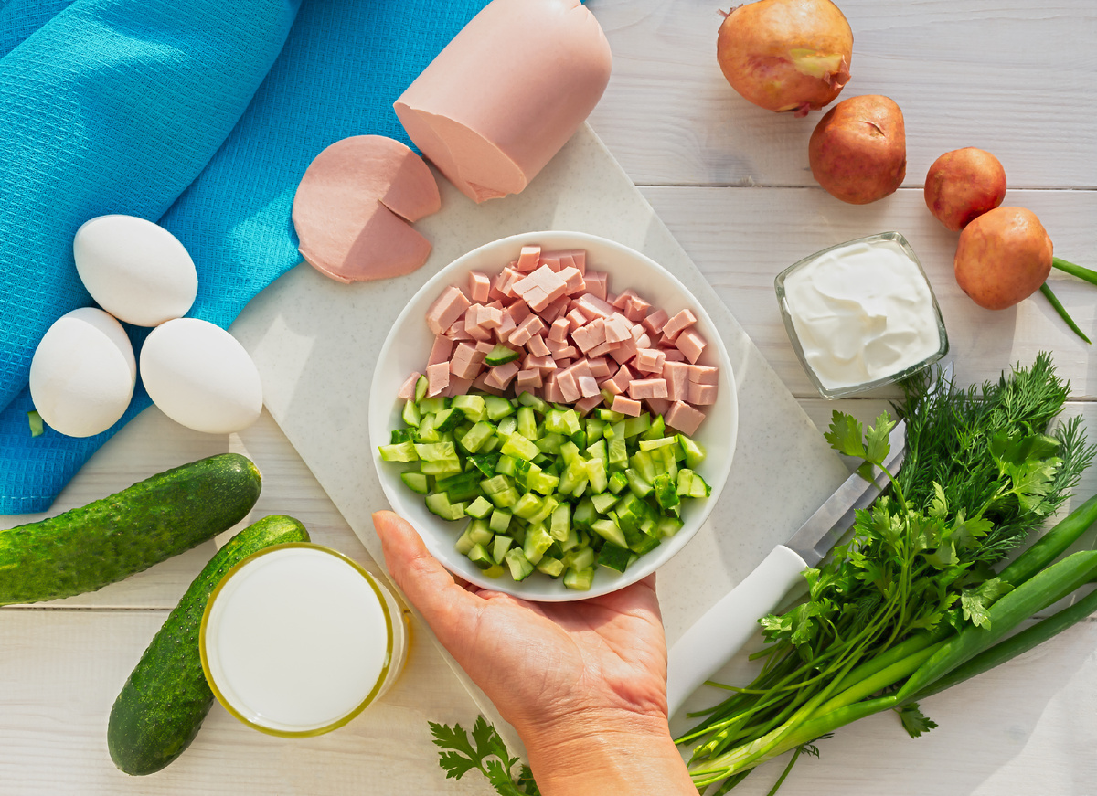 Чем мельче нарезать ингредиенты, тем вкуснее результат