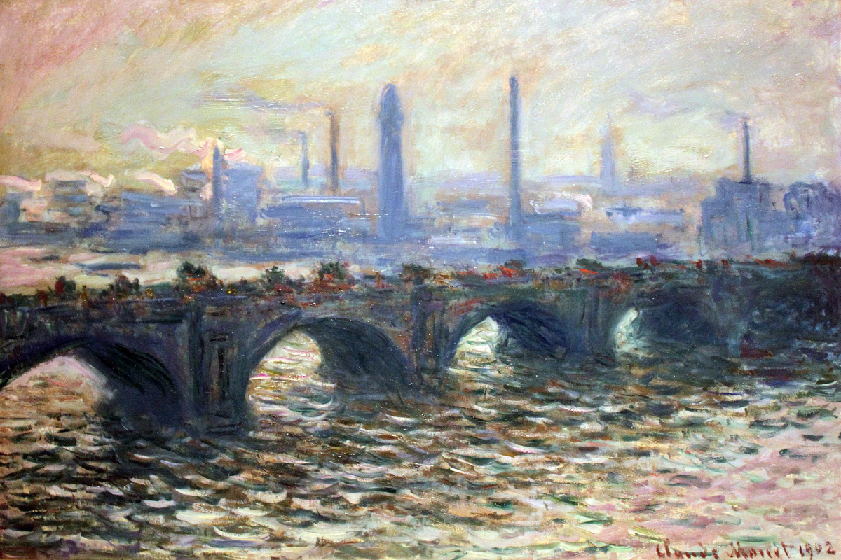  «Мост Ватерлоо, туманное утро», 1902.