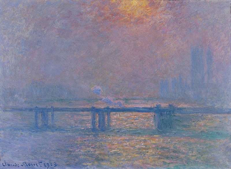«Мост Чаринг-Кросс, Темза», 1903.