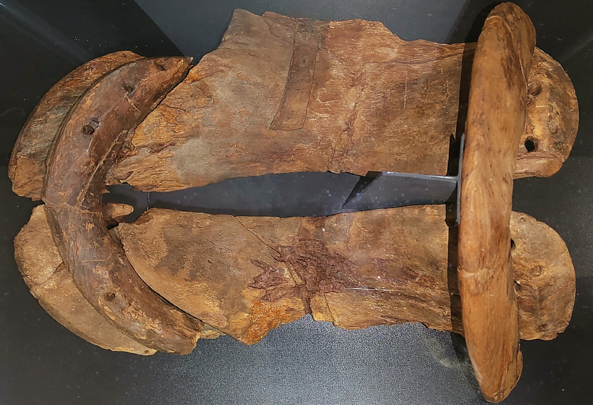 Фото из экспозиции в Музее археологии и этнографии Алтая АлтГУ.