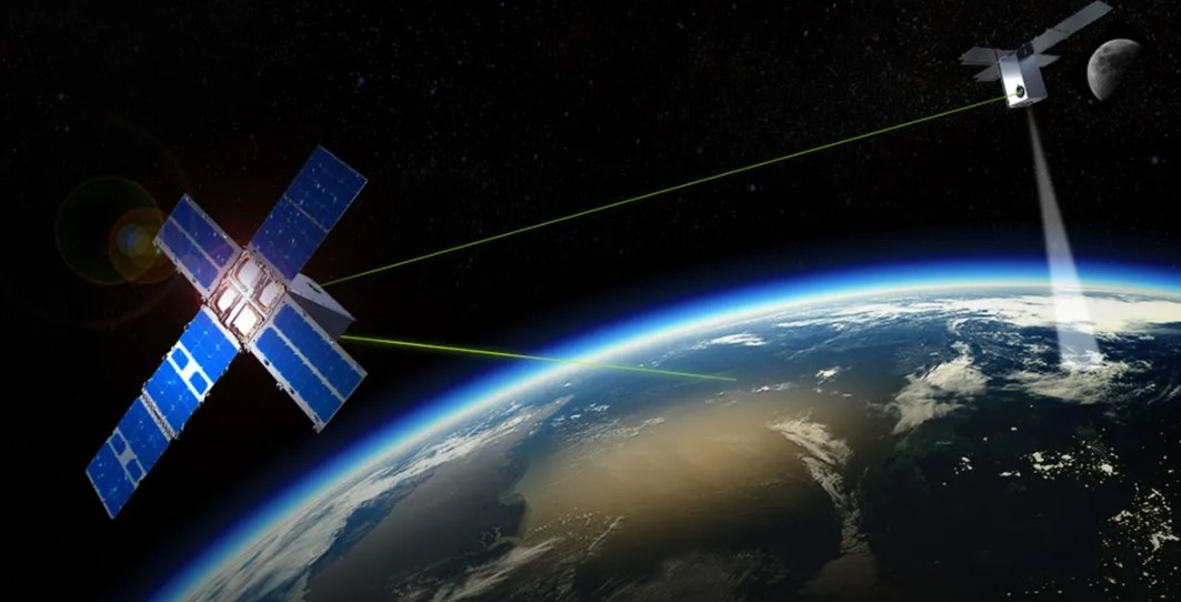 Рендеринг спутников Laser Interconnect and Networking Communication System (LINCS).     
 Источник: General Atomics Electromagnetic Systems  📷
