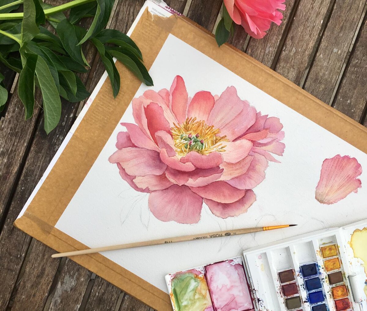 Пример работы с курса «Скетчинг»