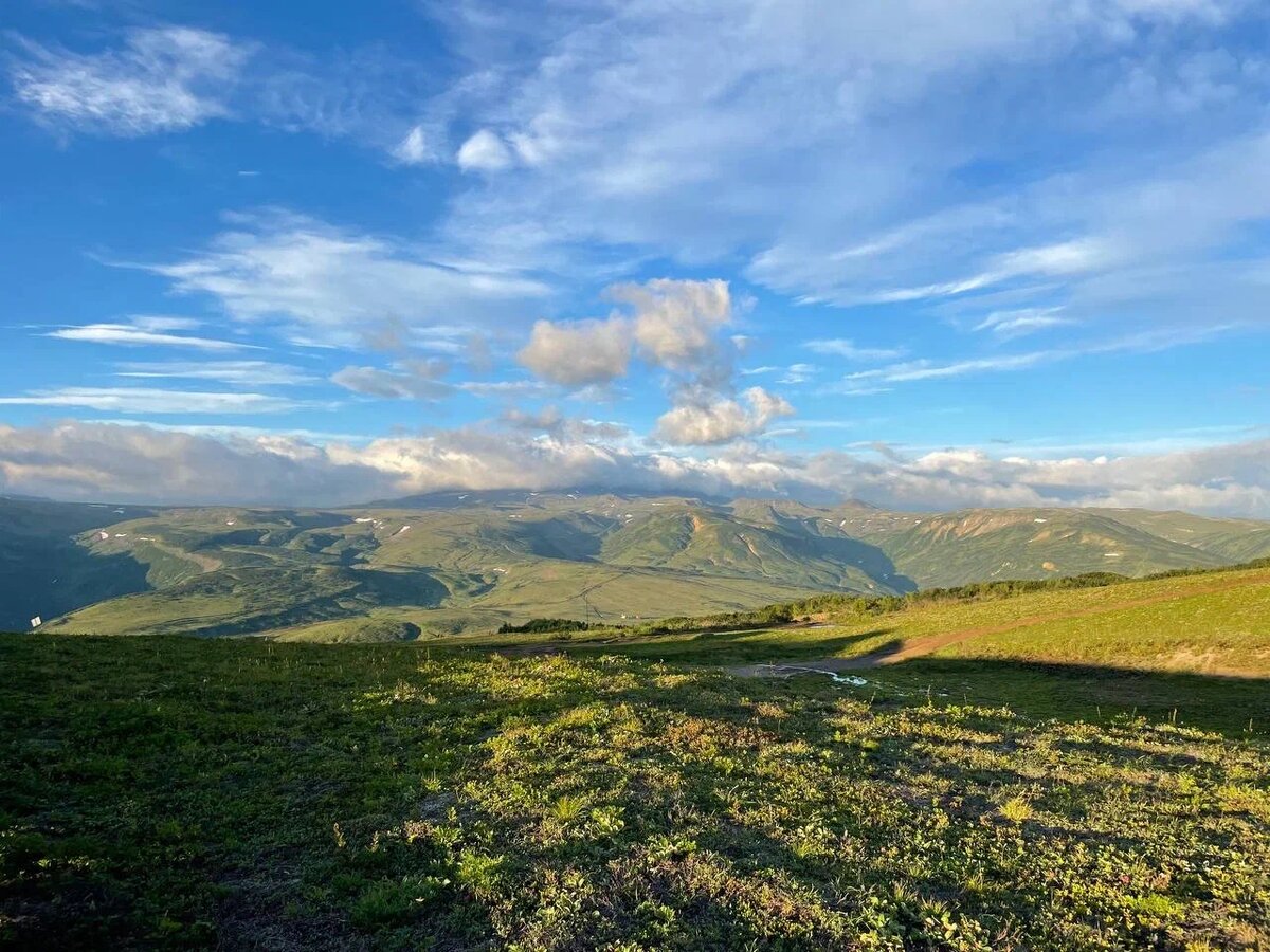 Потрясающий вид природы Камчатки