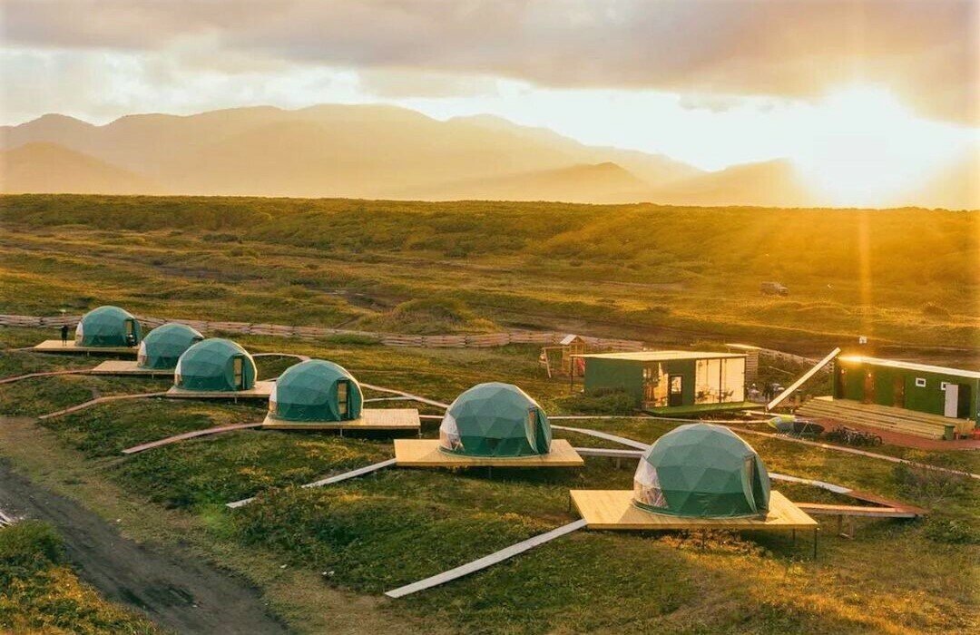 Глэмпинг на берегу Тихого океана