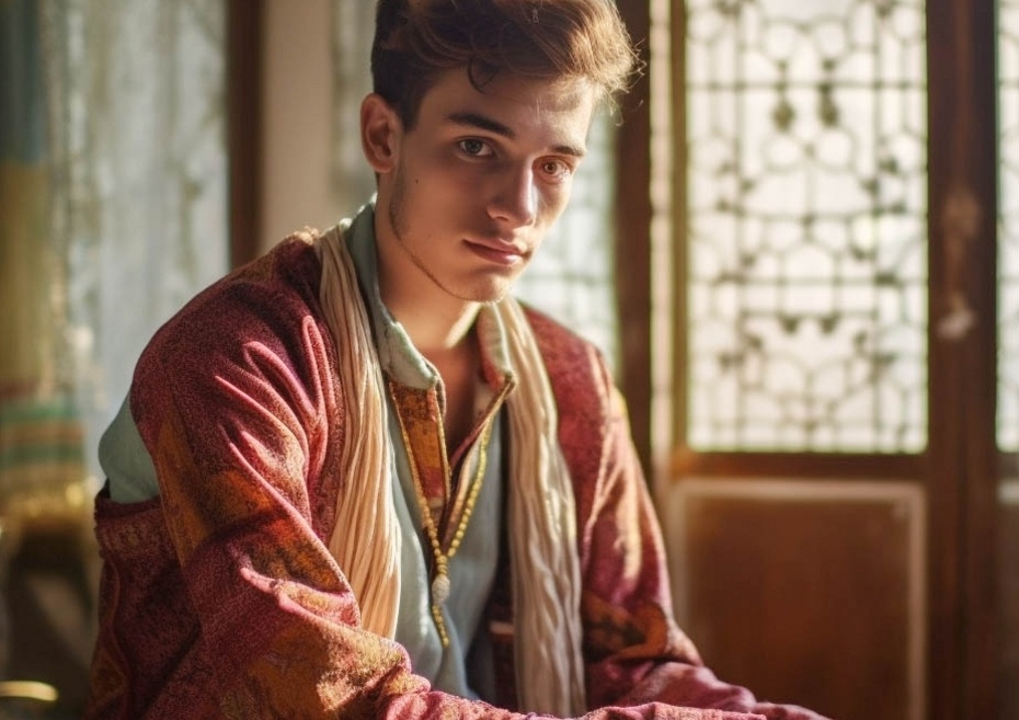 Омар Хайям в юности.   Фото: Сгенерировано в MidJourney