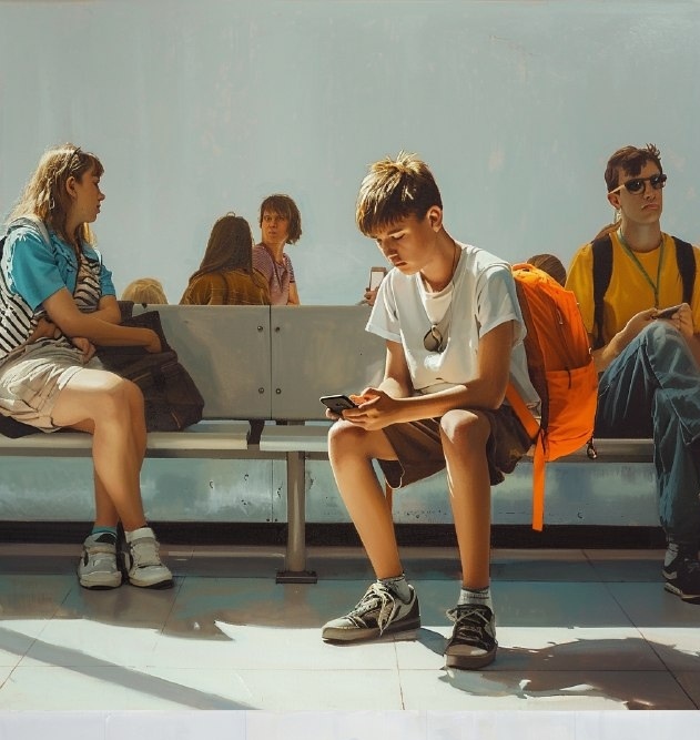 Как объяснить постороннему ребёнку о том, что звук с его телефона мешает окружающим? 