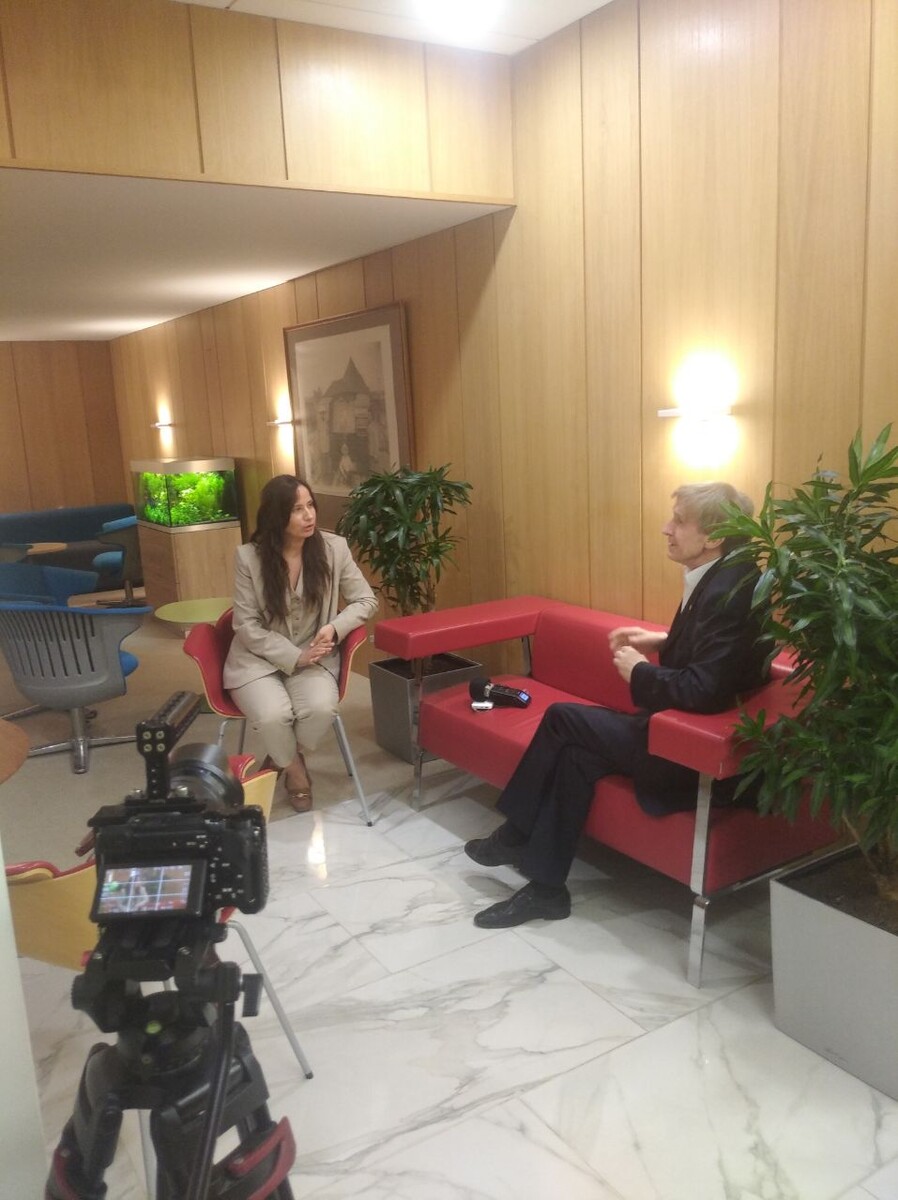 Я и председатель ОД "Федеральный Сельсовет" В.Мельниченко