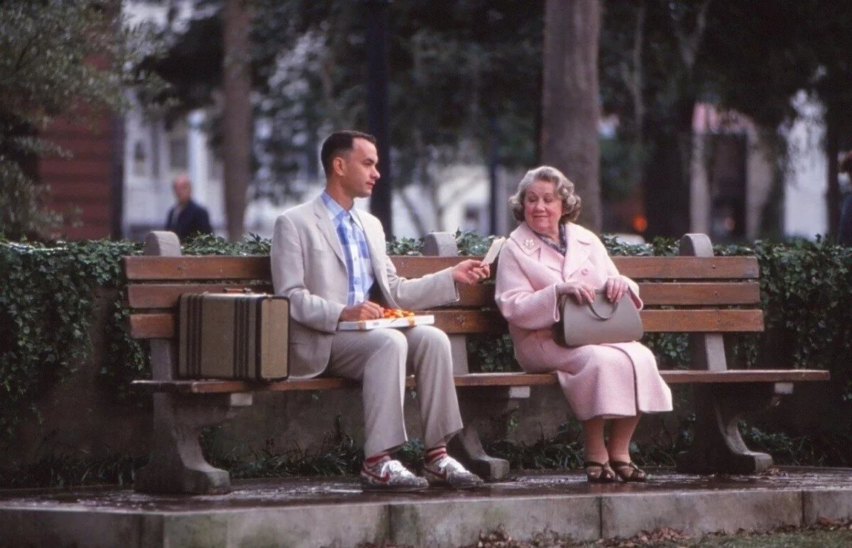 Кадр из фильма "Форрест Гамп"