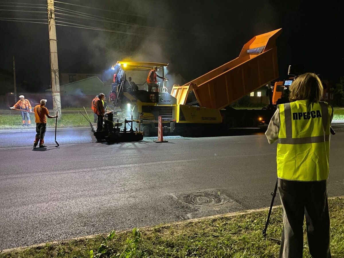   В Курске продолжается ремонт дорог по нацпроекту "БКД"