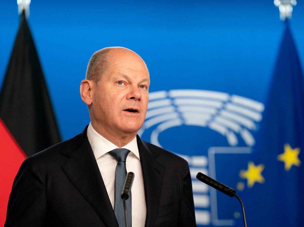    Канцлер Германии Олаф Шольц© CC BY 4.0 / European Union 2023– Source: EP