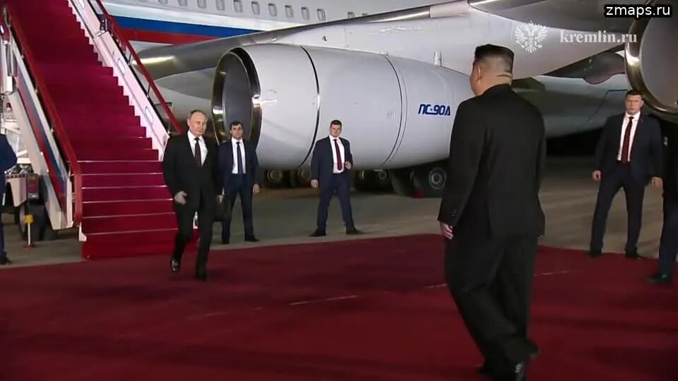 Президента РФ встречал лично лидер КНДР