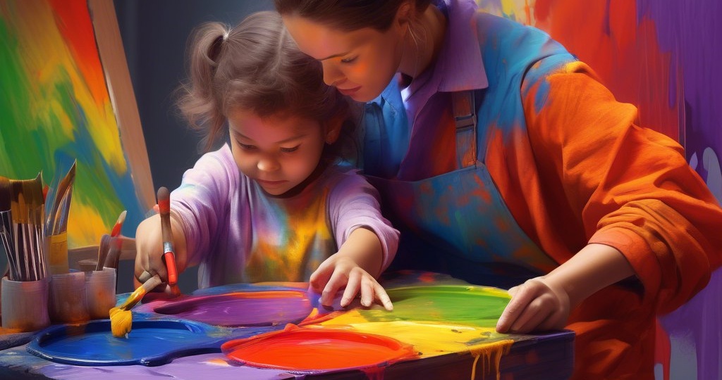 Как научить ребенка смешивать цвета: пошаговое руководство