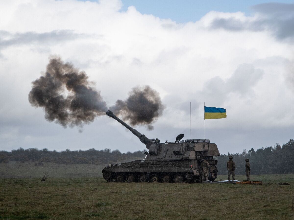    Украинские военные на тренировке в Великобритании под эгидой НАТО© Фото : NATO