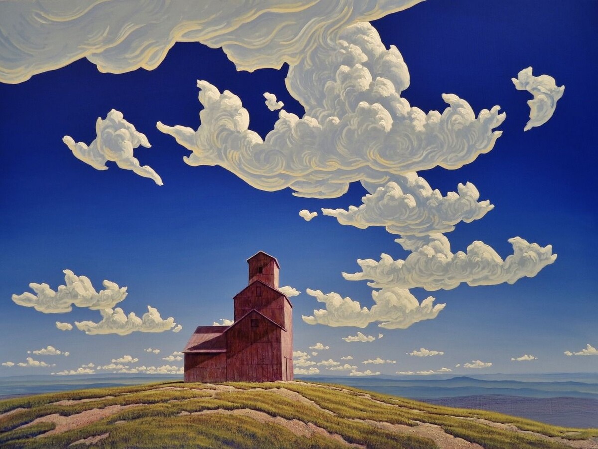 «Пейзаж с облаками». Phil Epp