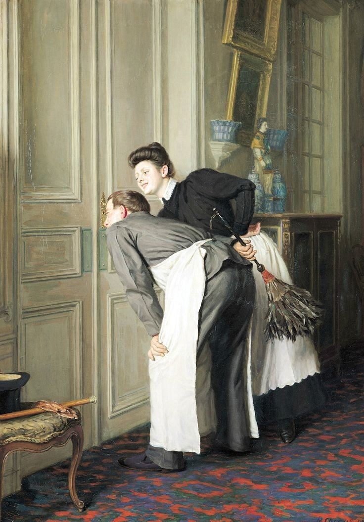 Реми Когге, "У мадам гость", 1908г.