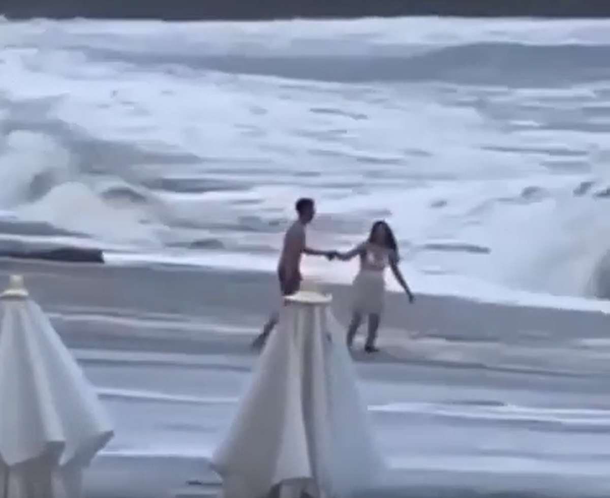 стоп-кадр с того самого видео за секунду до трагедии 