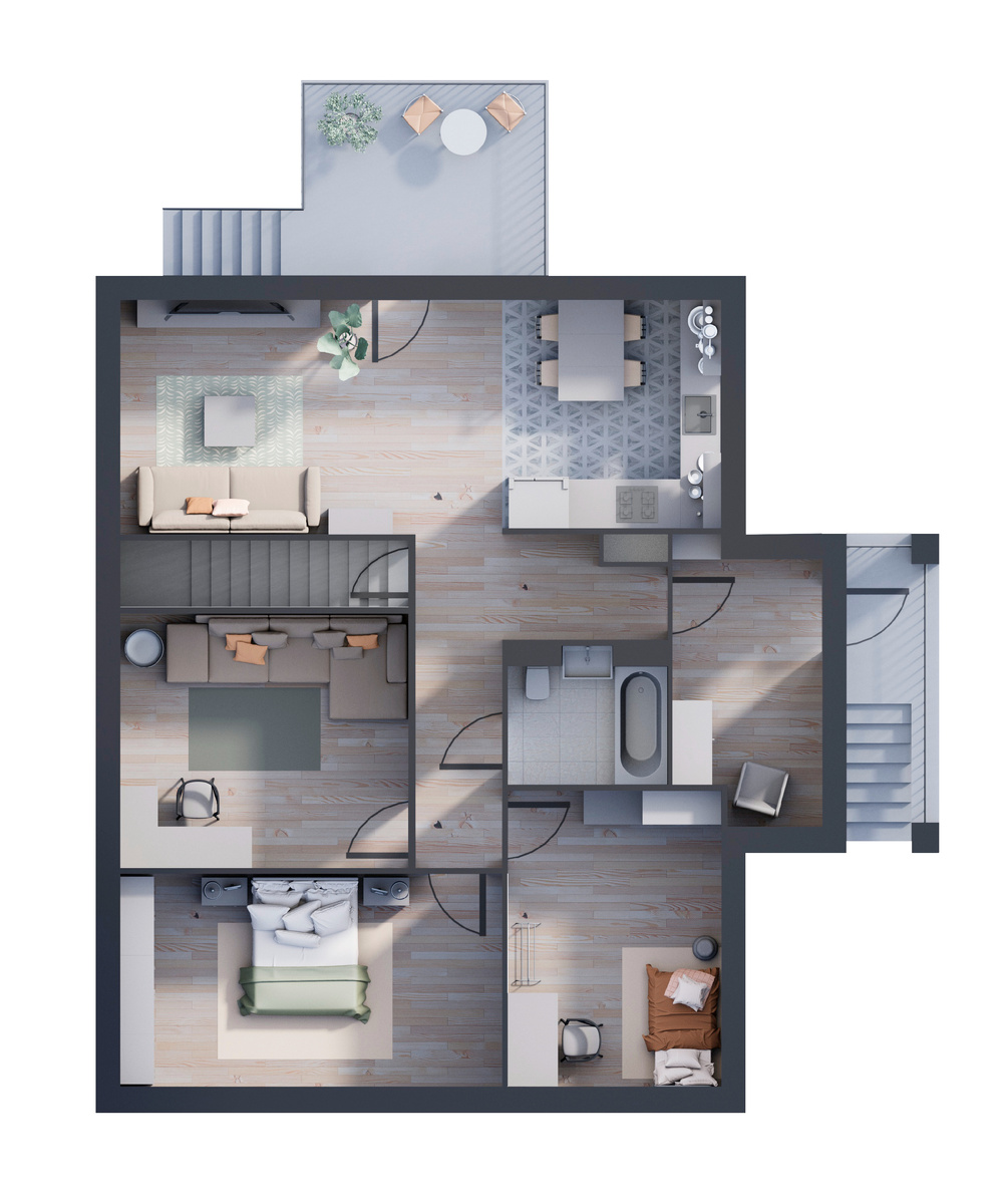 Первый этаж