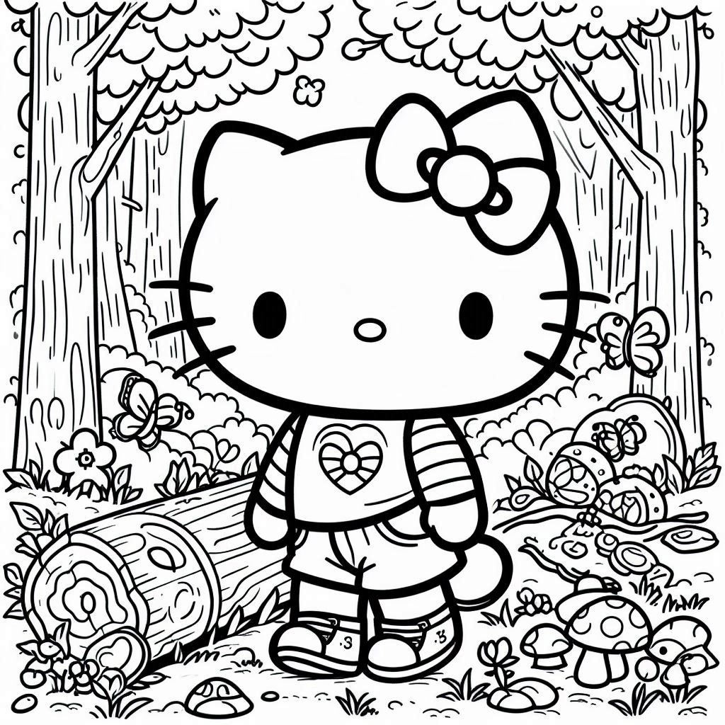 Раскраски Хелло Китти | Hello Kitty распечатать