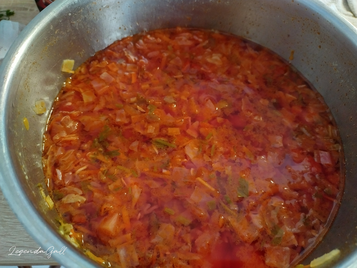 Хороший борщец получился, нажористый.