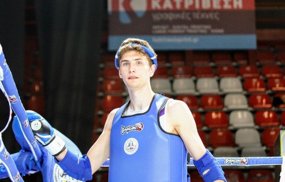    Кирилл Грибов стал победителем чемпионата мира по муайтай в своей категории. Фото: Юлия Коркина, Спортивная федерация тайского бокса-муайтай России.