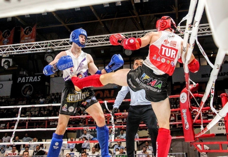    Даниил Чашин стал серебряным призером ЧМ по муайтай в Греции. Фото: Спортивная федерация тайского бокса-муайтай России