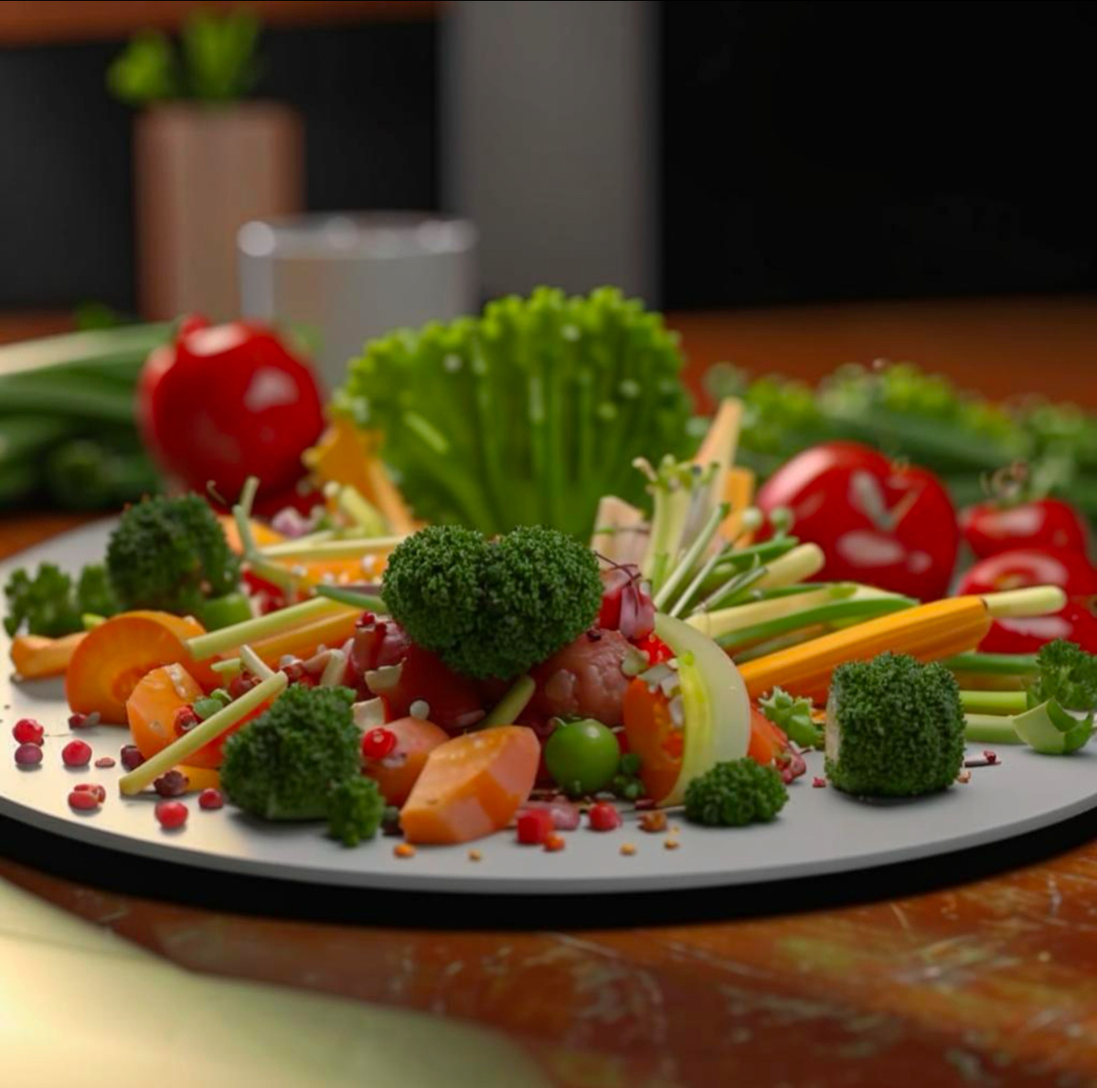 Так видит идеальный ужин нейросеть