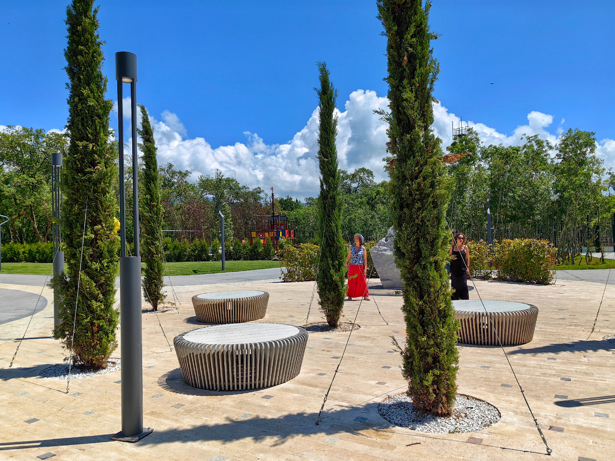 В парке "Молодежный"