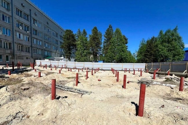    Площадка под строительство новых отделений в Ноябрьске