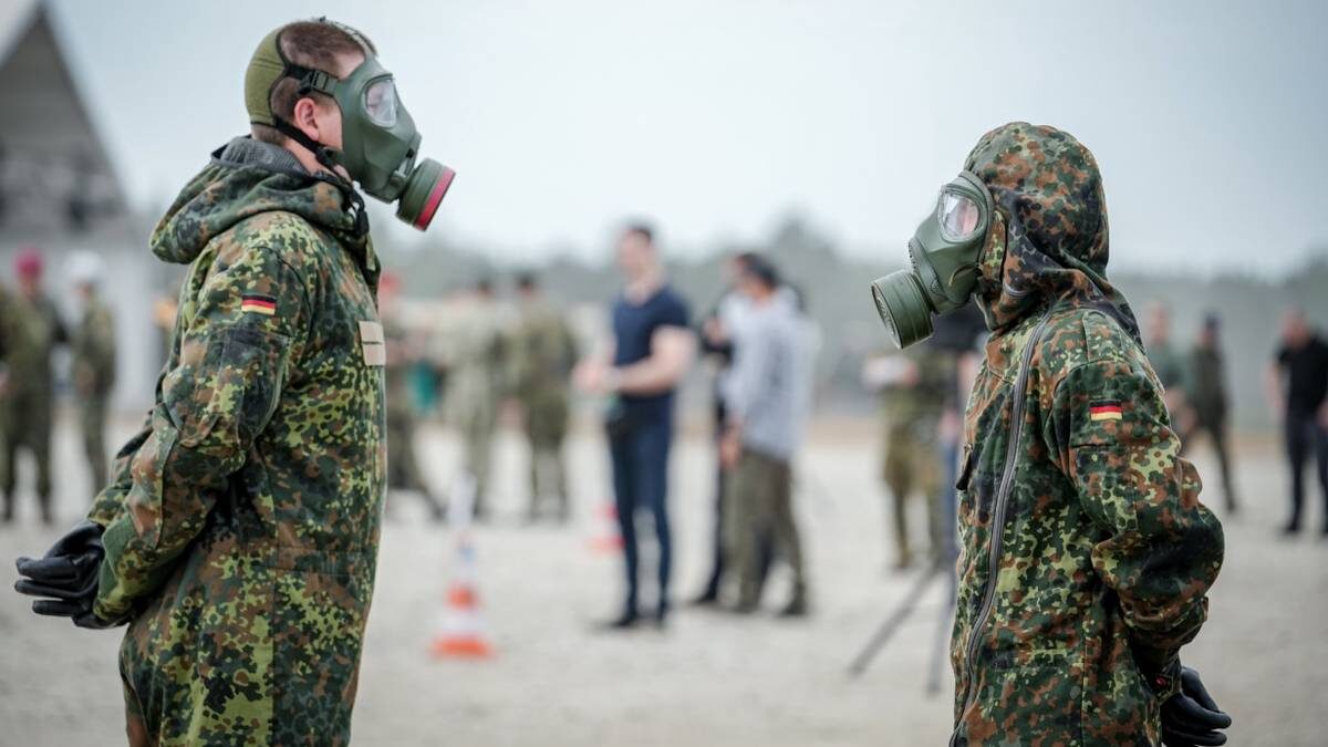    Германские военнослужащие на учениях «Великая квадрига 2024» на полигоне армии Литвы в Пабраде, расположенном в 57 км к северу от Вильнюса / Фото: Kay Nietfeld / dpapicture-alliance / ТАСС
