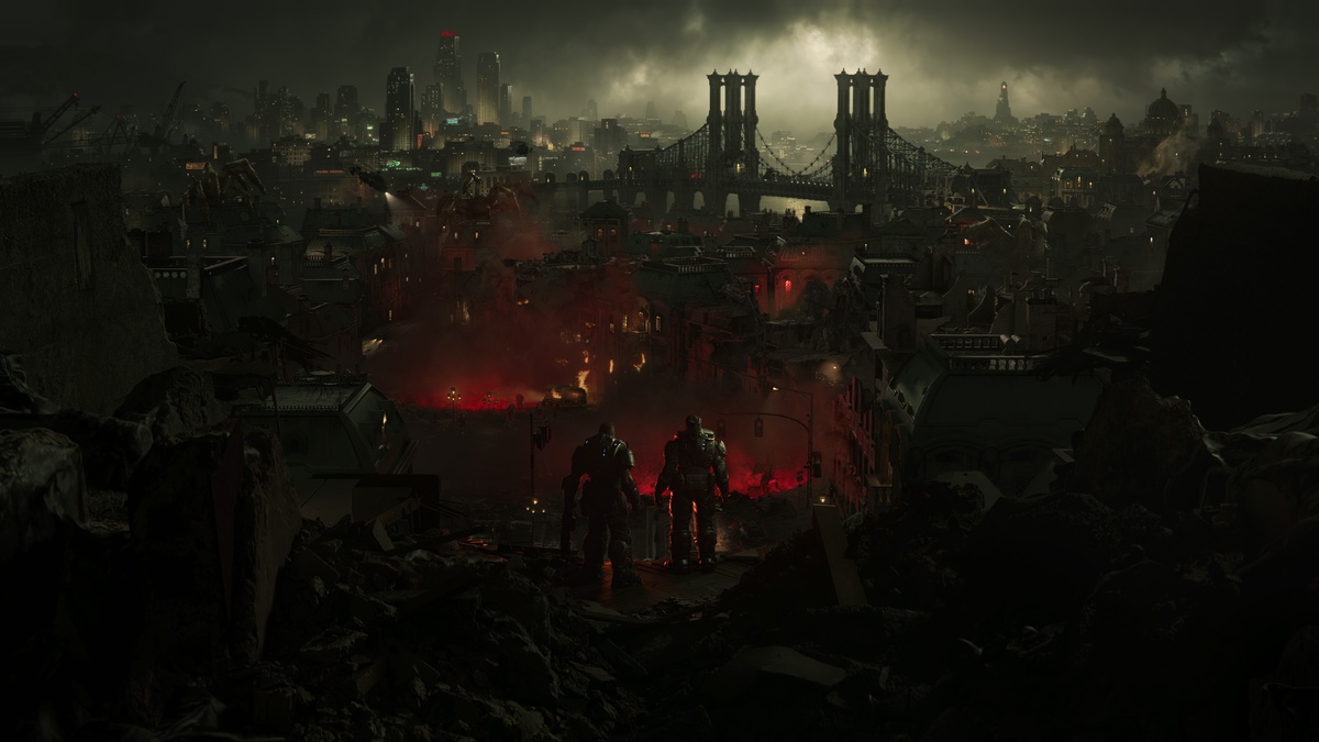 Gears всегда умели дать мощной военной драмы, а тут такой повод