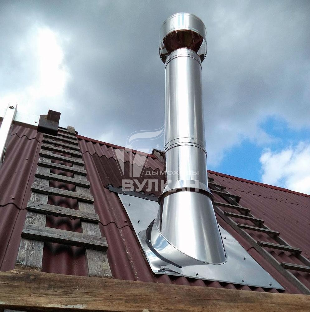 Дымоход ВУЛКАН для бани/сауны