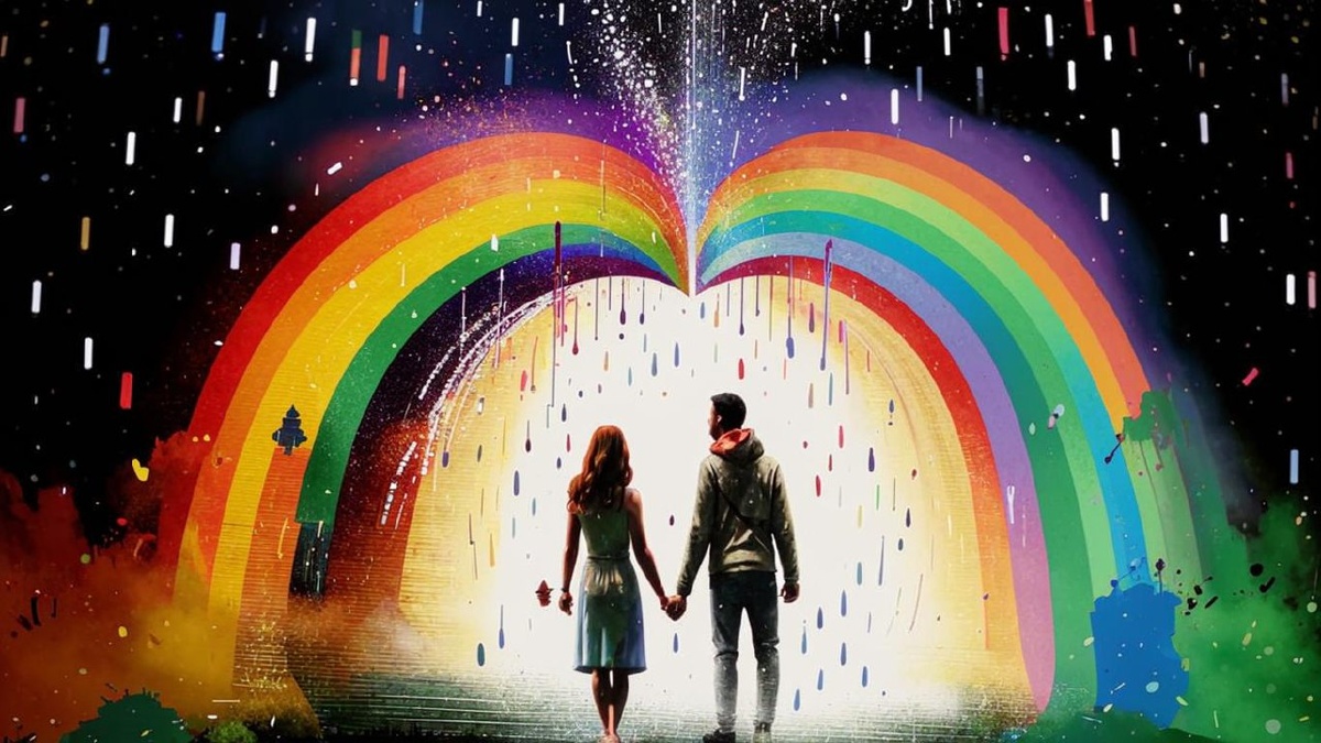 Энергетический мостик между душами влюбленных