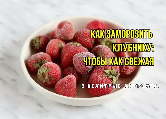 Почему мы неправильно замораживаем клубнику: 3 ошибки - и она теряет вкус, цвет и аромат, покрывается льдом, инеем. Что мы делаем не так
