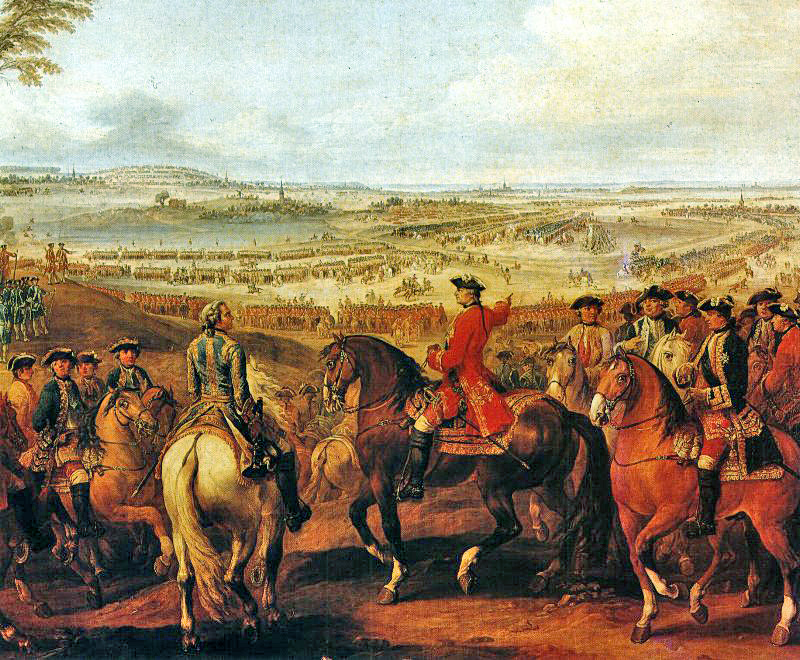 Battle of Lauffeldt 1747 (худож. Pierre Lenfant)