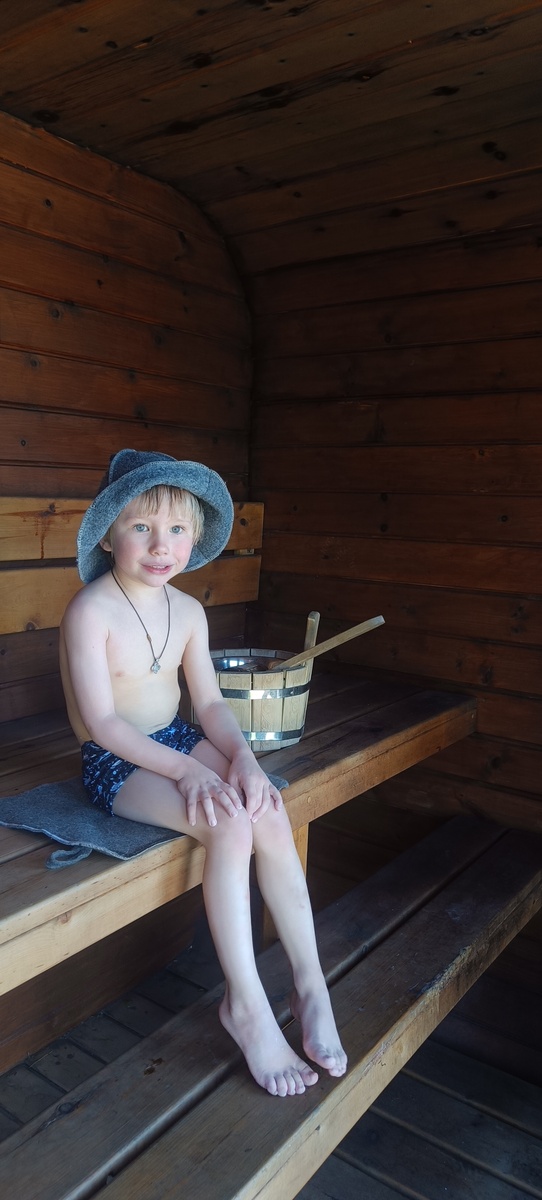 Русская баня на природе