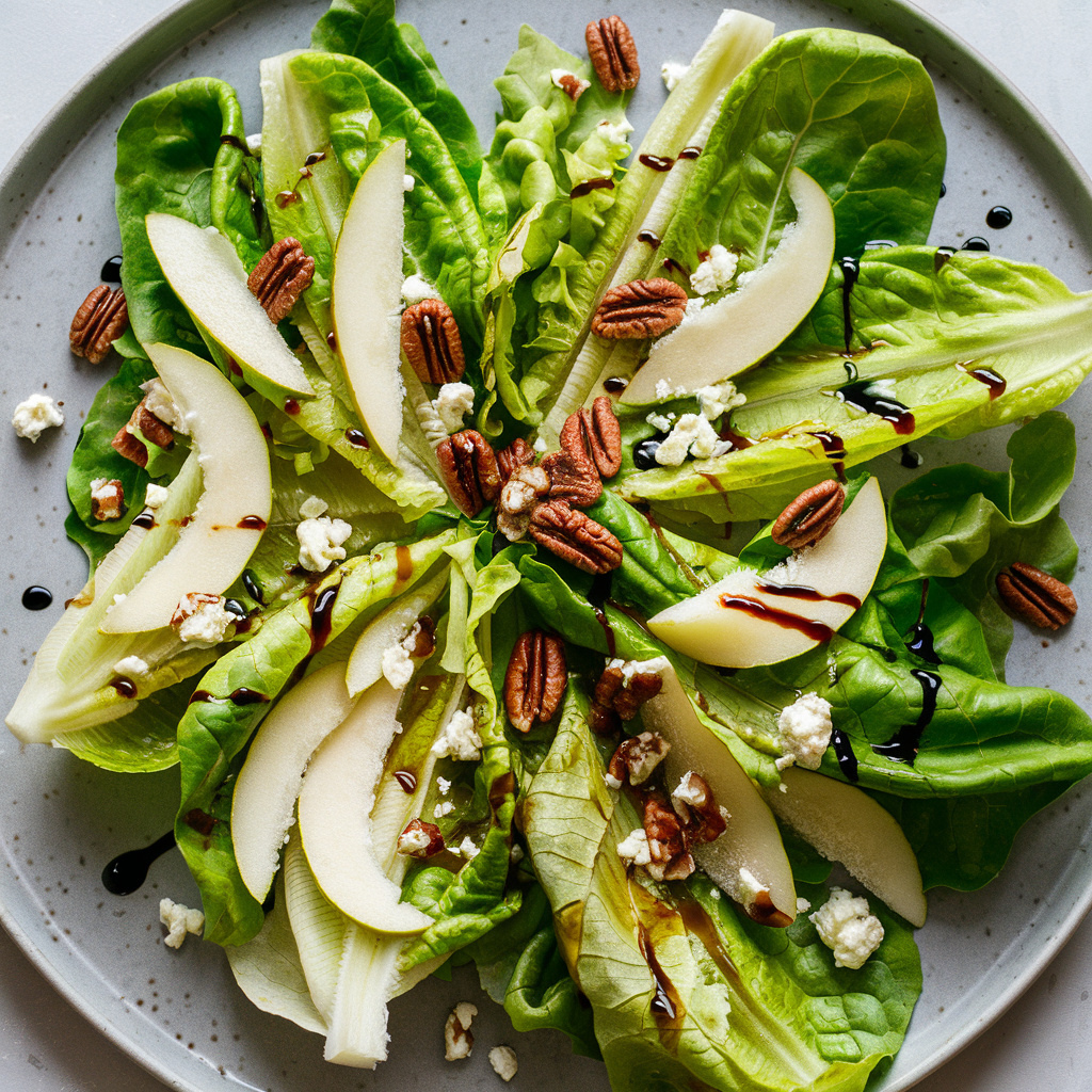 Салат с пеканом и грушей