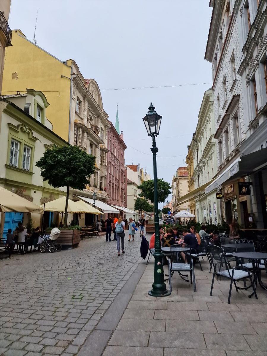 фото автора: центр города Пльзень прямо сегодня