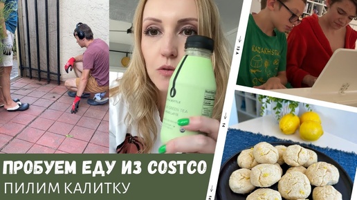 Пробуем товары из Costco / Пилим калитку / Лимонное печенье / Влог США