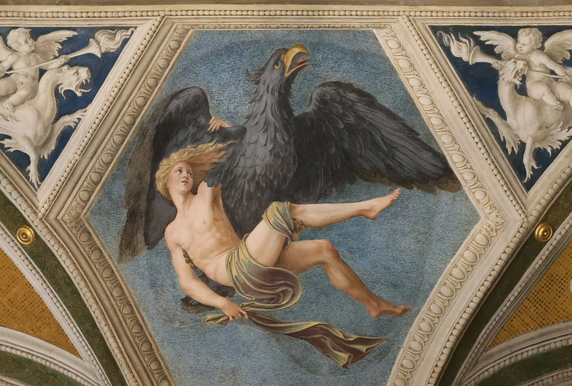 Орел также изображался держащим молнию, атрибут Зевса, что подчеркивало его связь с небесными силами. В римской культуре считалось, что душа императора после смерти возносится на небеса в образе орла.