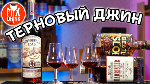 Sloe GIN | Терновый ДЖИН из России и Англии, Portobello Road Барристер и Битли