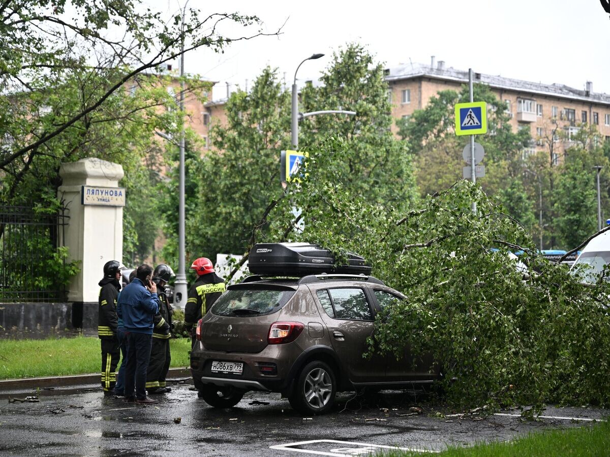    Последствия сильного дождя в Москве© РИА Новости / Павел Бедняков
