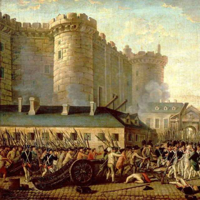 Гравюра "Взятие Бастилии" фото из rg.ru