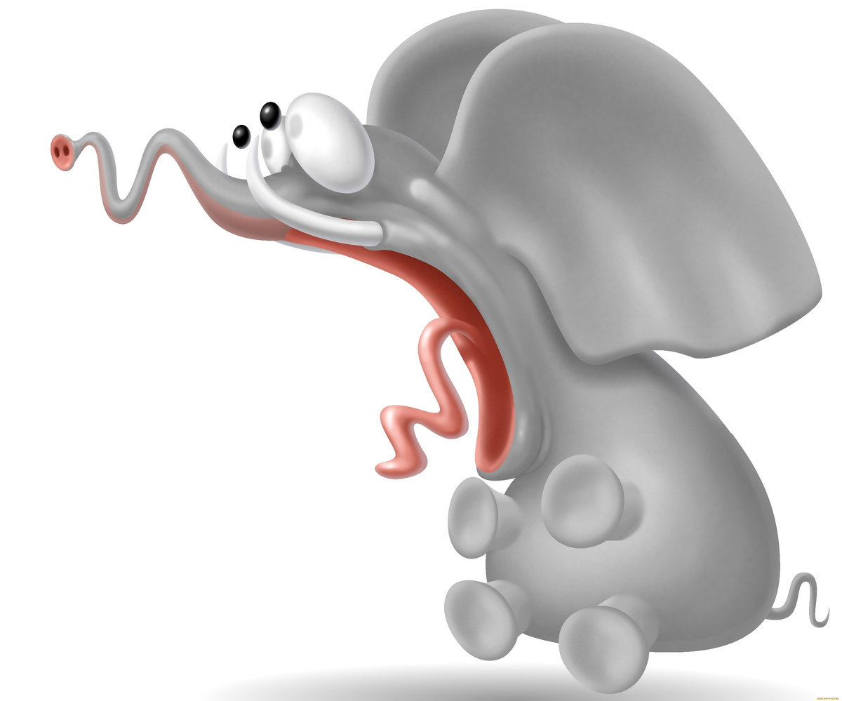 Слон в шоке от таких перспектив 