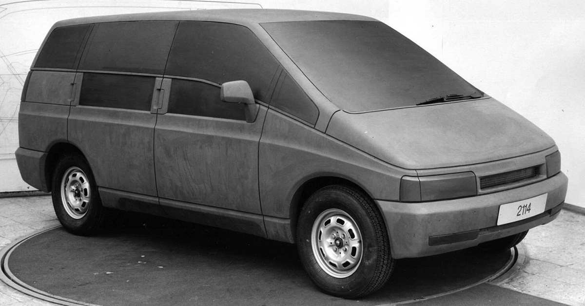 Макет ВАЗ-2114, созданный в 1990 г.
