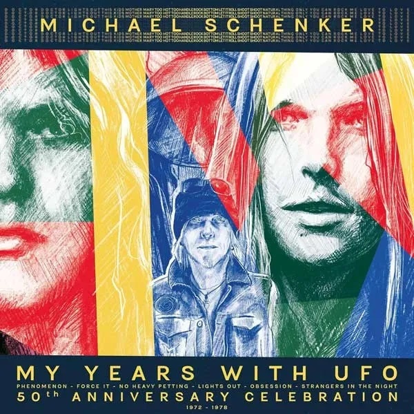 Обложка альбома Michael Schenker My years With UFO в общих чертах повторяет дизайн класcического концертного альбома UFO Strangers In The Night (release 02.01.1979)