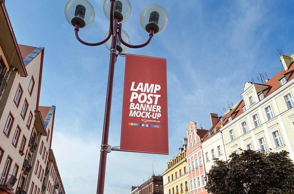 Эта креативная реклама на фонарном столбе настолько крутая, что даже лампы теперь блестят от гордости! 